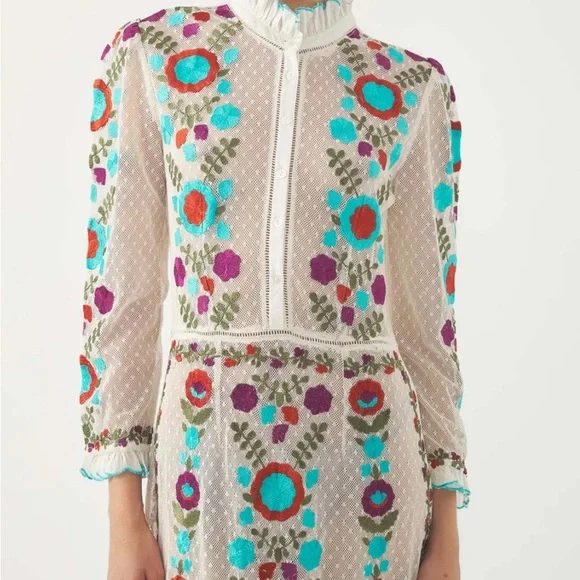 Antik Batik Ary Embroidered Maxi Dress. New with tags from Sundance.